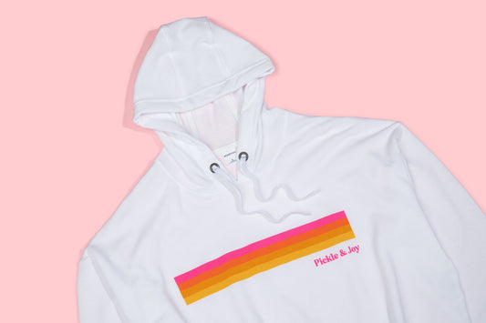 Retro PNJ White Hoodie