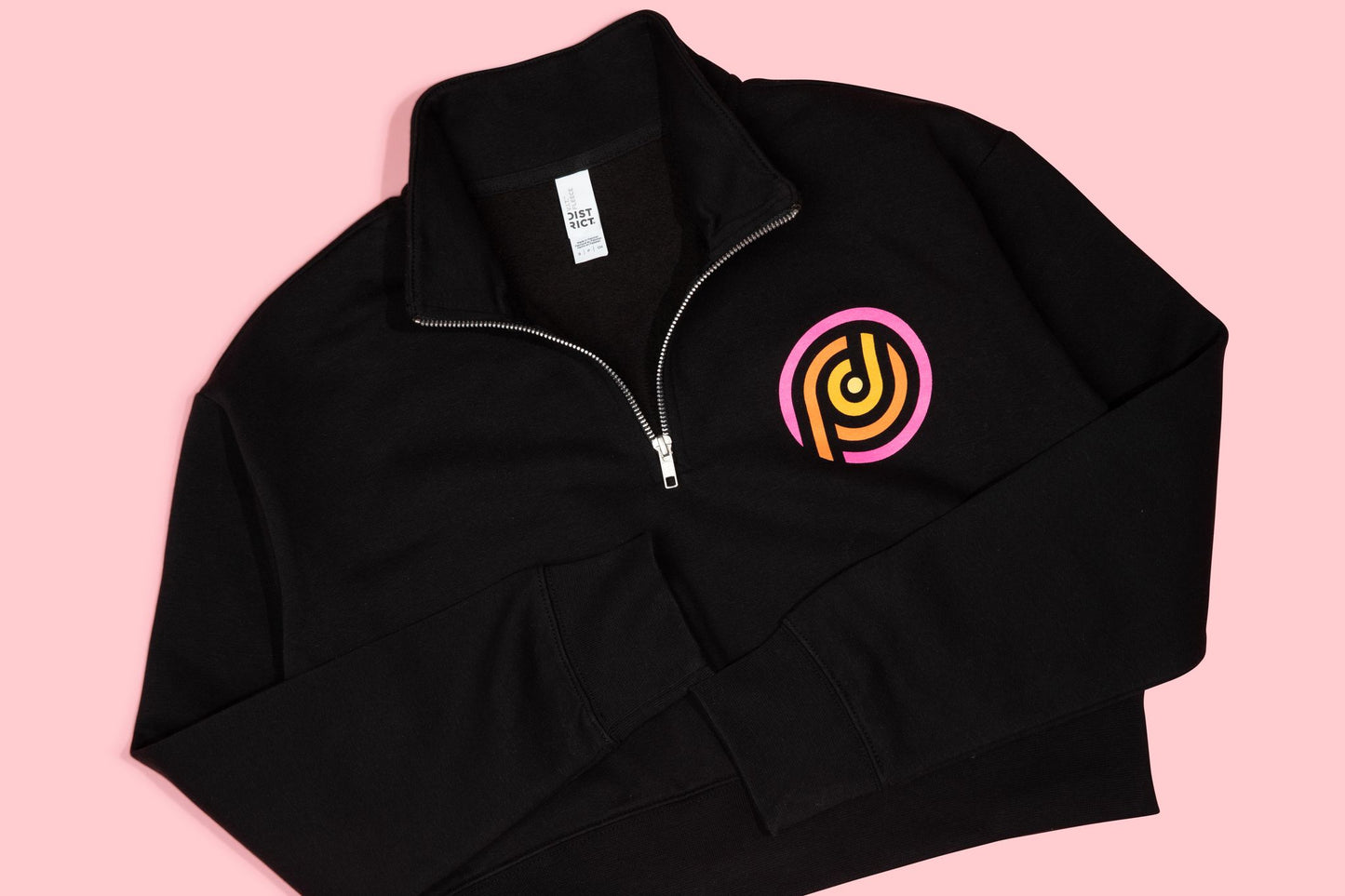 Black Half Zip Sweatshirt