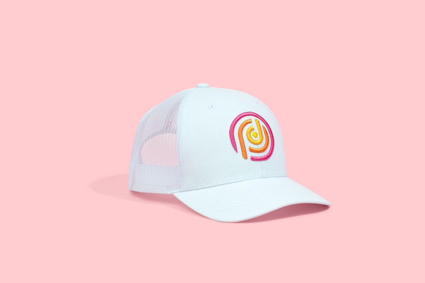 White PNJ Trucker Hat